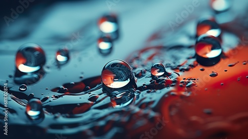 drops of water aquatic background