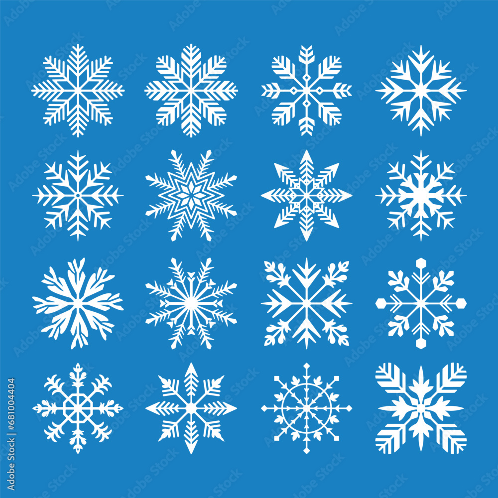 Set of Snowflake vector
Set of Snowflake vector