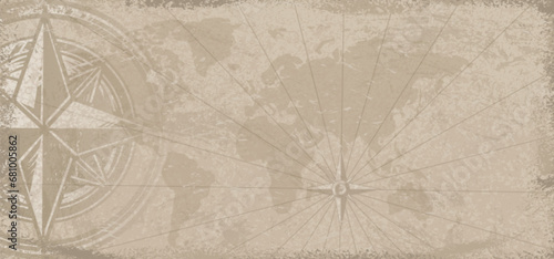 Ancient map vintage background colorful