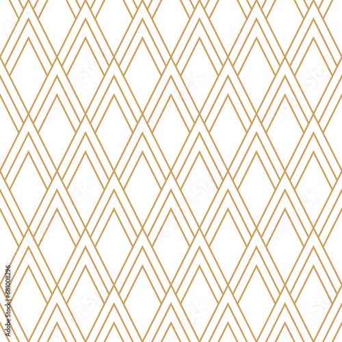 Seamless gold diamond pattern square rhombus with striped lines background , png with transparent background. 