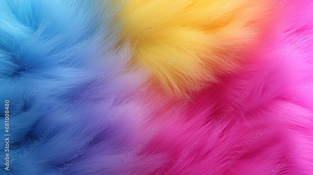 colored feather pattern texture background, pastel soft fur feather