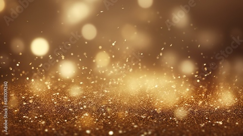 Abstract background. Blurred bokeh dark background, Christmas and New Year holiday