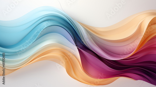 soft beautiful abstract waves
