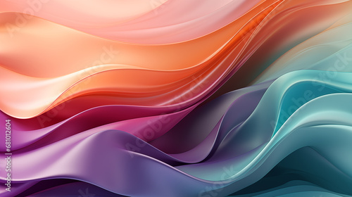 soft beautiful abstract waves