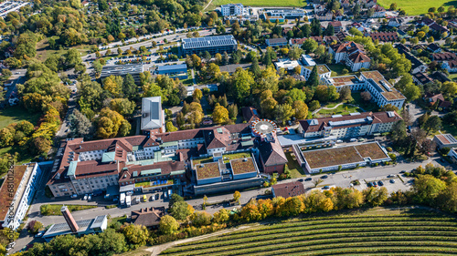 Krankenhaus von oben