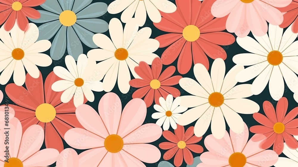 Abstract floral backdrop of pink flowers for spring or summer time. Banner background Abstract floral backdrop of pink flowers for spring or summer time. Banner background