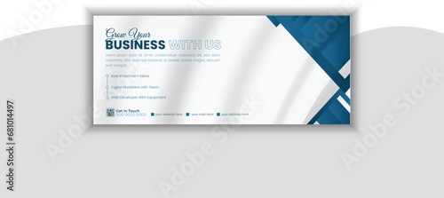 Modern and Professional Corporate Facebook Cover Design