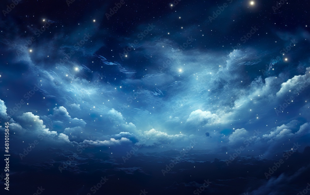 Obraz premium Beautiful background nightly sky