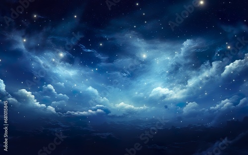 Beautiful background nightly sky photo