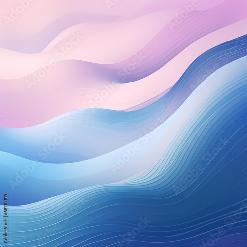 a soft gradient depicting the calming motion of ocean waves