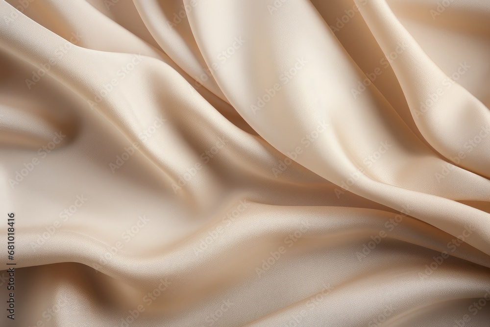 Obraz premium A Close Up View of a White Fabric