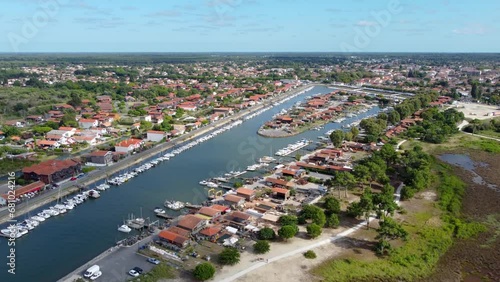 Arcachon Bay (France), the fishing port of La Teste