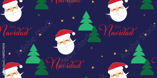 patrón de feliz navidad