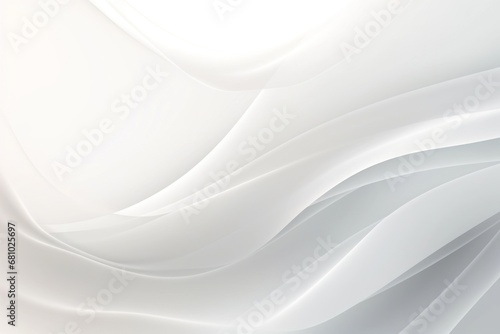 White grey curve waves flowing abstract background looping animation