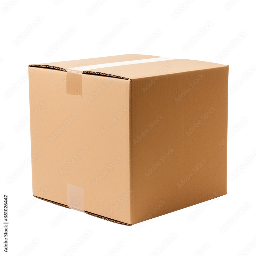 empty packaging
 cardboard box isolated on white