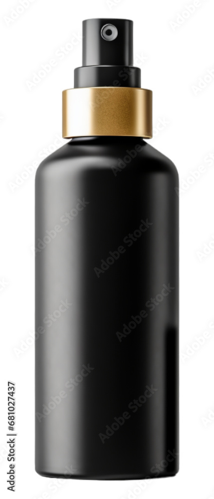 black and gold cosmetic product packaging mockup on transparent background, generative ai black and gold cosmetic product packaging mockup on transparent background, generative ai