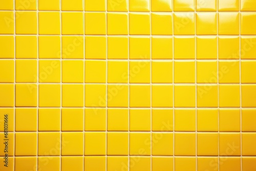 Yellow ceramic tile wall background and texture. Yellow ceramic tile wall background.