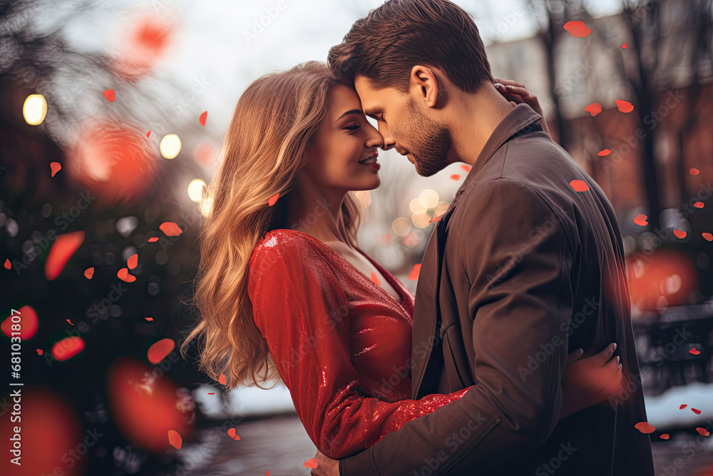 Couple in love, Valentine's Day concept Couple in love, Valentine's Day concept