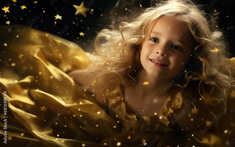 Twinkle twinkle little stars gold Stock Illustration Adobe Stock