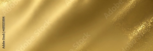 Golden silk texture background with glittering lights. Abstract shining wavy gold backdrop for luxury banner.