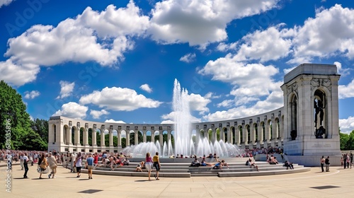 Washington fountain place memorial photo