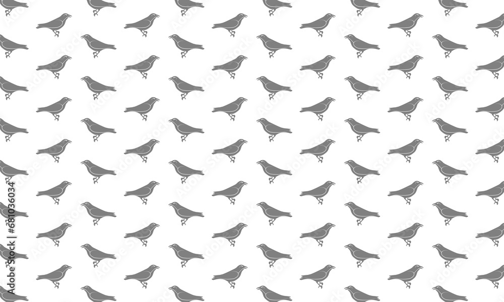 Crow bird illustration for background design vector Crow bird illustration for background design vector