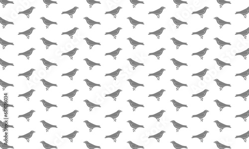 Crow bird illustration for background design vector