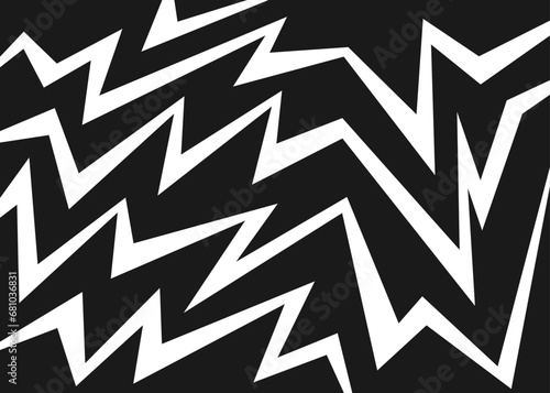 Abstract background with geometric sharp and spike line pattern