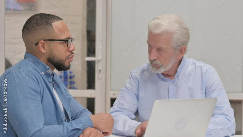 Mixed Race People Talking at Work Mixed Race People Talking at Work