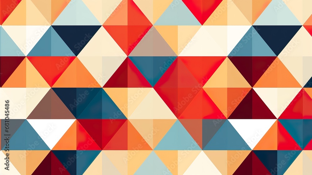 Triangle based soft color abstract background