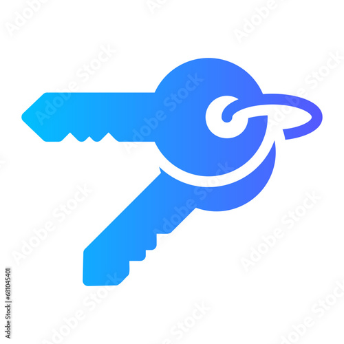 key gradient icon