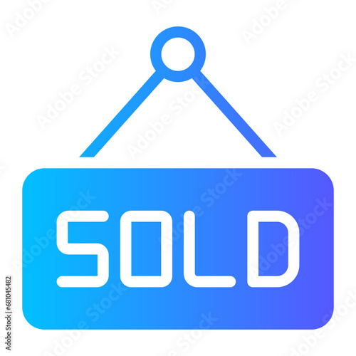 sold gradient icon