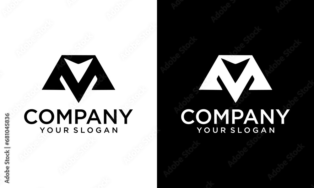 Letter M line logo design. Linear creative minimal monochrome monogram symbol. Universal elegant vector sign design. Premium business logotype. Graphic alphabet symbol for corporate business Letter M line logo design. Linear creative minimal monochrome monogram symbol. Universal elegant vector sign design. Premium business logotype. Graphic alphabet symbol for corporate business