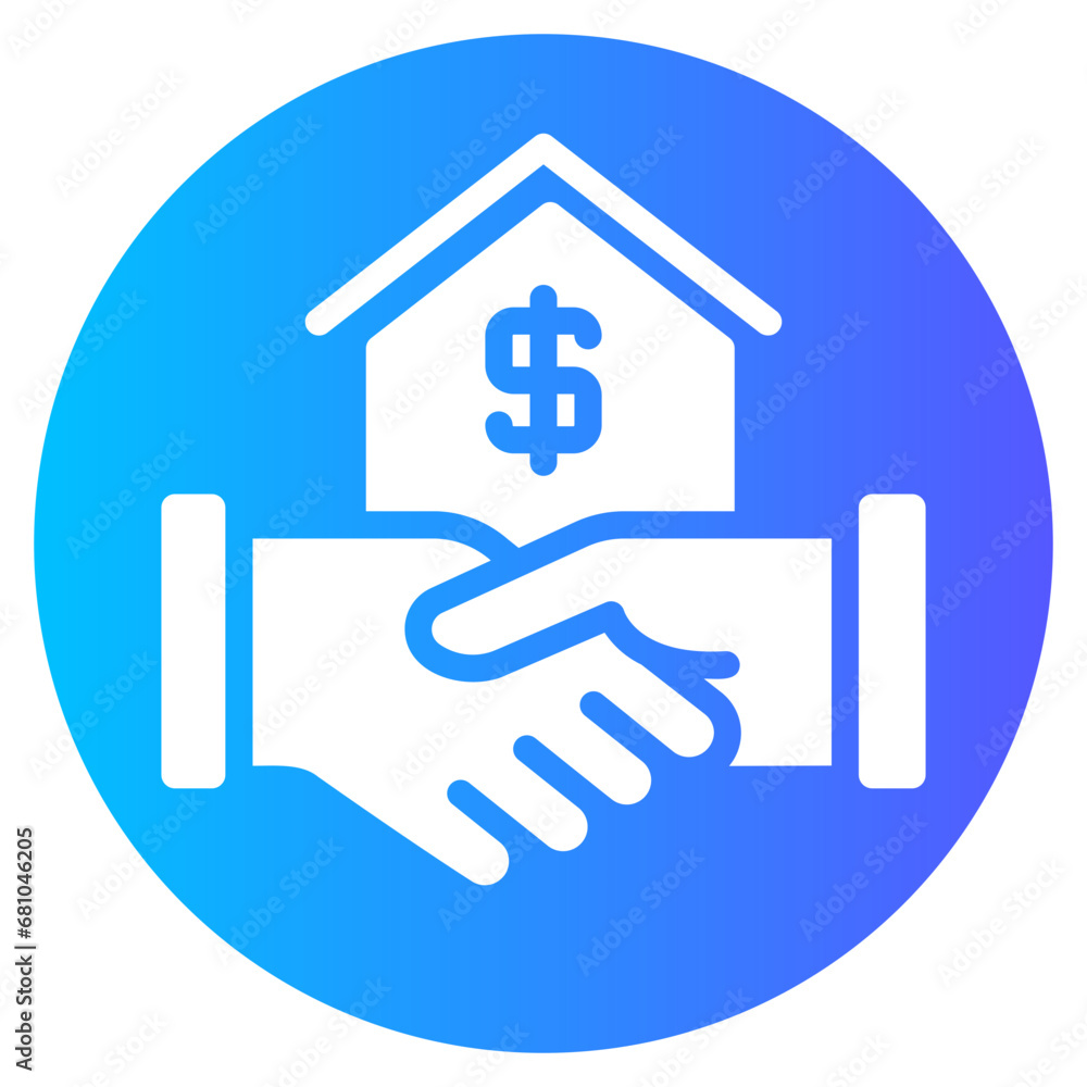 deal gradient icon deal gradient icon