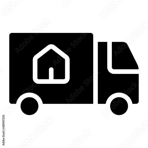house glyph icon