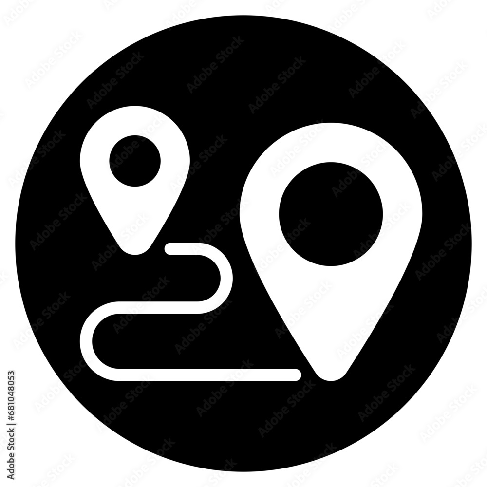 route glyph icon route glyph icon