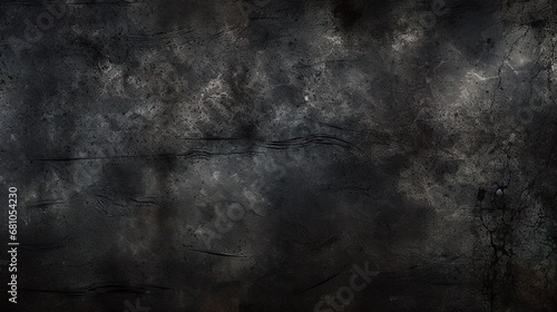 Black colored, smudged grunge, gravel or road like textured blank empty vector backgrounds © Damerfie