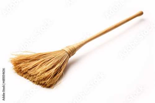 Wallpaper Mural A Bristle Broom on White Background Torontodigital.ca