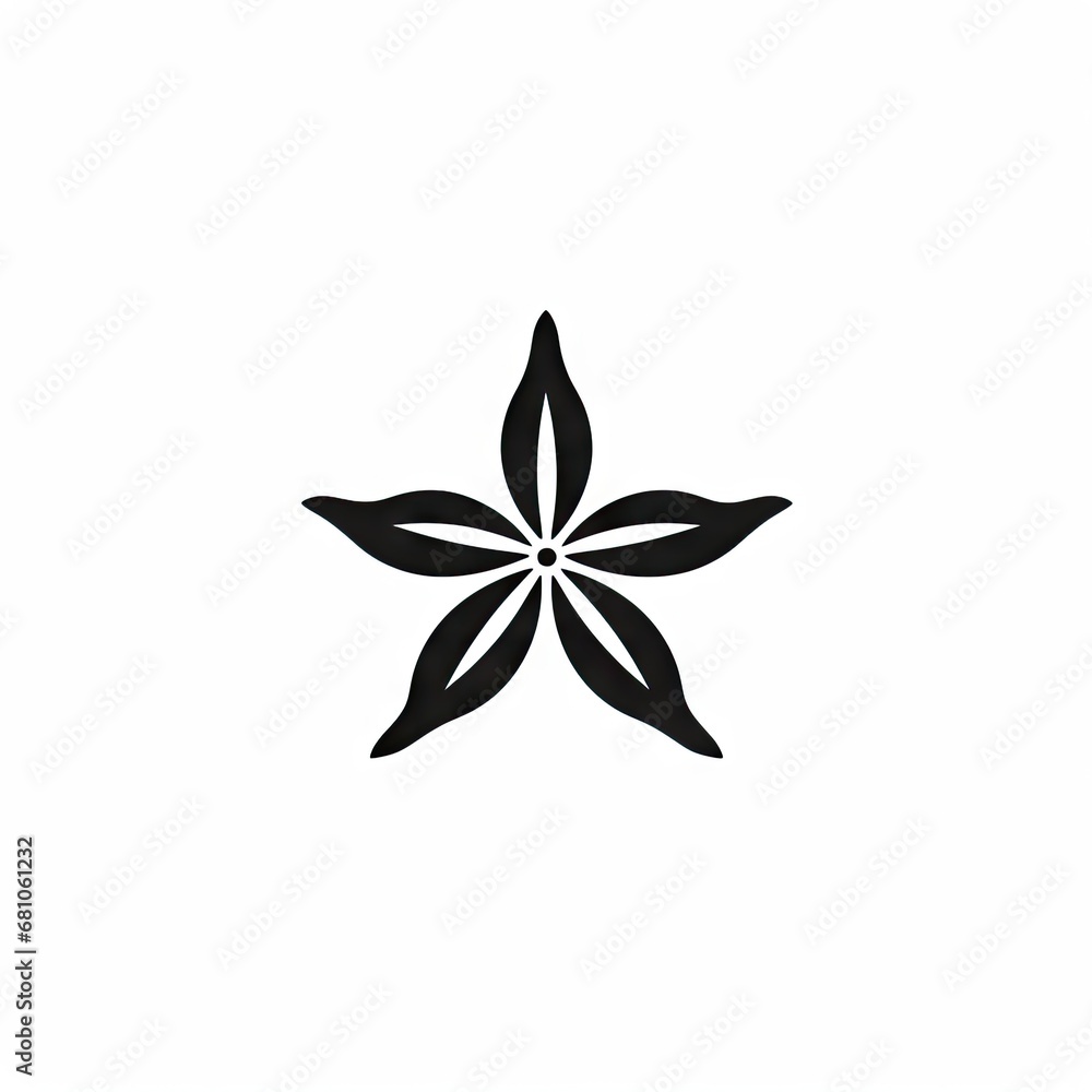 Starfish Icon, Star Shaped Echinoderm Marine Creature Black Logo, Seaside Fauna Zoo Habitat Isolated Starfish Icon, Star Shaped Echinoderm Marine Creature Black Logo, Seaside Fauna Zoo Habitat Isolated