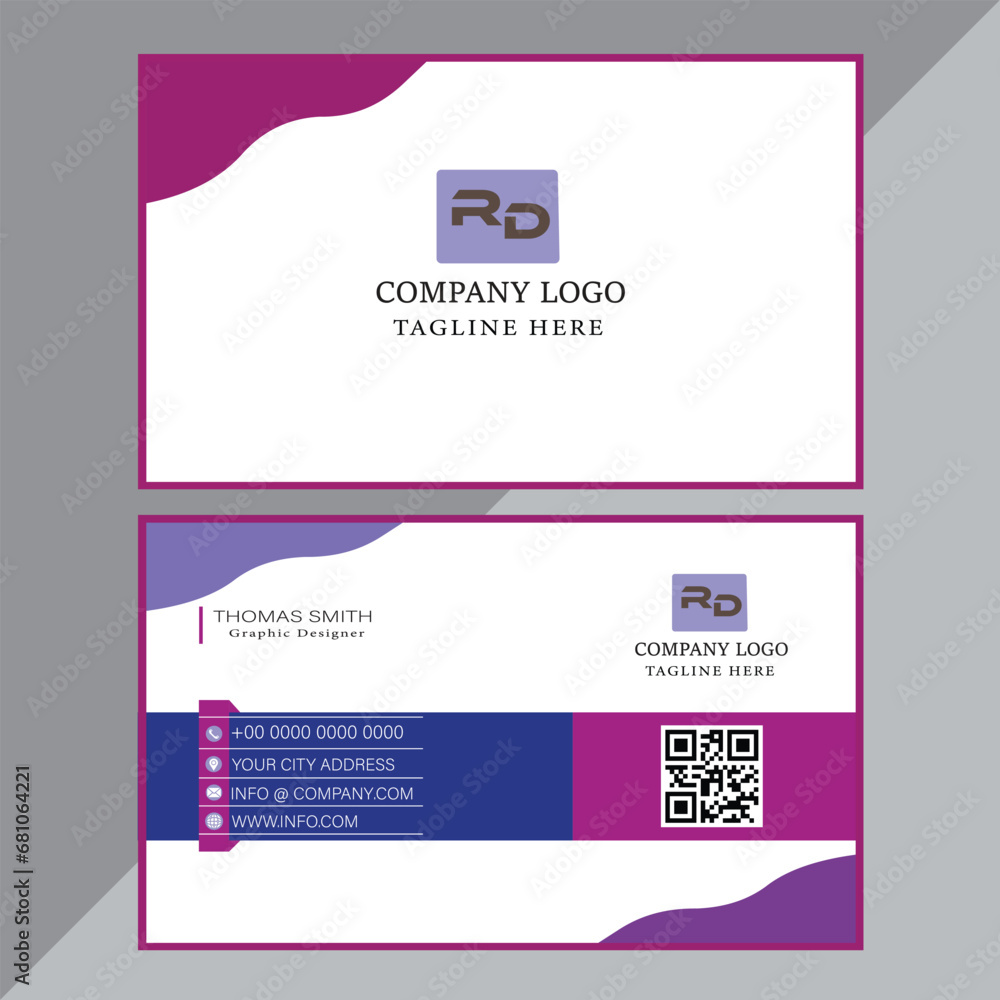 Naklejka premium creative business card cellarful using adobe illustrator.