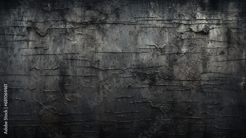 Grunge and scratch on black metal plate background