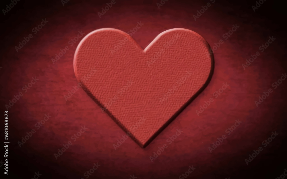Heartfelt Minimalism: Subtly Textured Heart-Shaped Design, Perfect for Romantic Themes and Love Concepts, vector illustration Heartfelt Minimalism: Subtly Textured Heart-Shaped Design, Perfect for Romantic Themes and Love Concepts, vector illustration