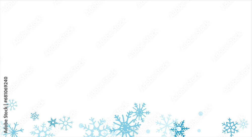 Background with snowflakes design for winter with text space place. Snowflakes background. Vector illustration. Background with snowflakes design for winter with text space place. Snowflakes background. Vector illustration.