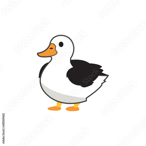 Duck Vector Stock Illustrations,Cartoon of a duck Royalty