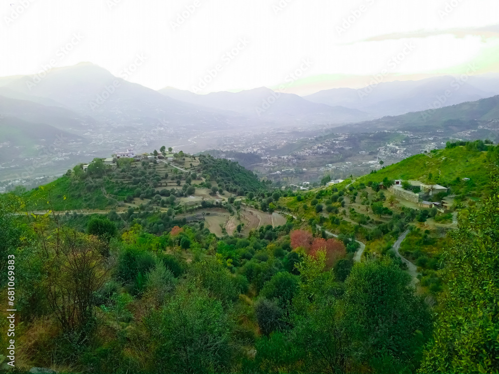 landscape in the mountains 