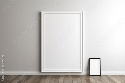 Poster frame, wall art mockup, blank frame mockup