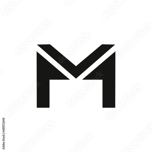 Creative letter M logo design,M modern letter logo design concept,M logo mark