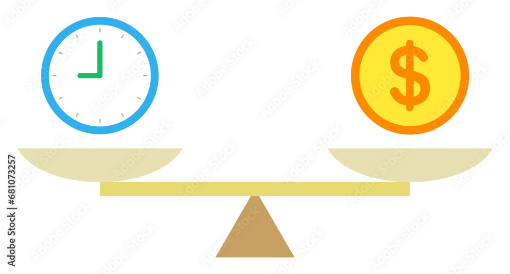 時計とお金の天秤 時計とお金の天秤