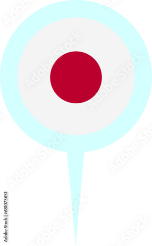 Japan Location Marker