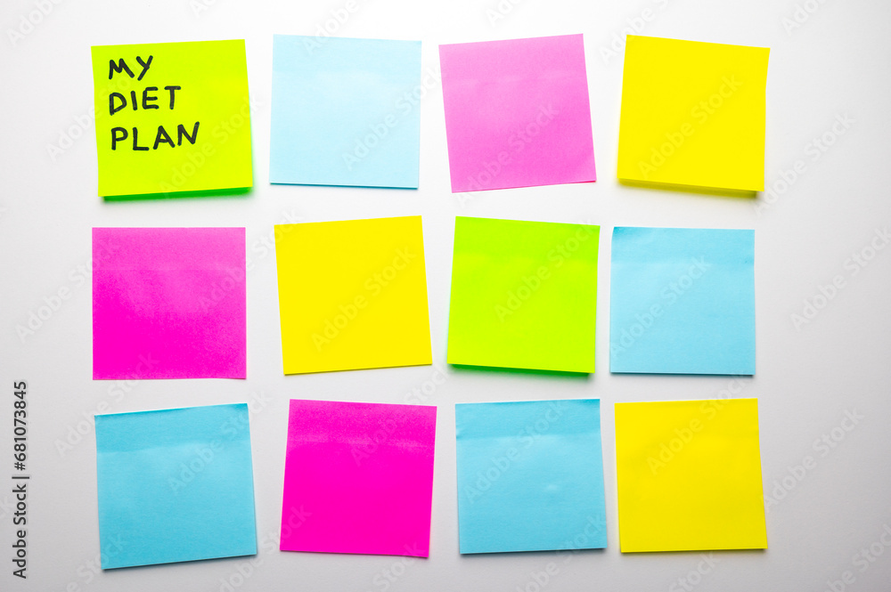 Colorful sticky sheets, and Colorful sticky sheets, and